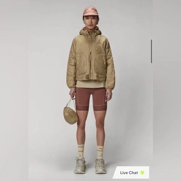 MAAP x The Arrivals Alt Road Jacket - Sand Gold, Hooded Packable Quilted, Side - Picture 15 of 15